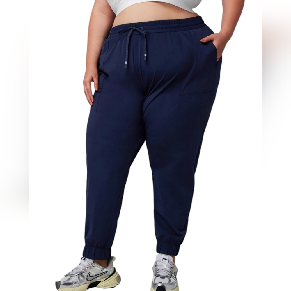 Fabletics Women's One Jogger- Tall‎ Size XXL/ 1X Deep blue  NWT